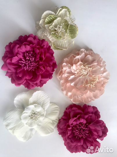 Цветы брошь/заколка