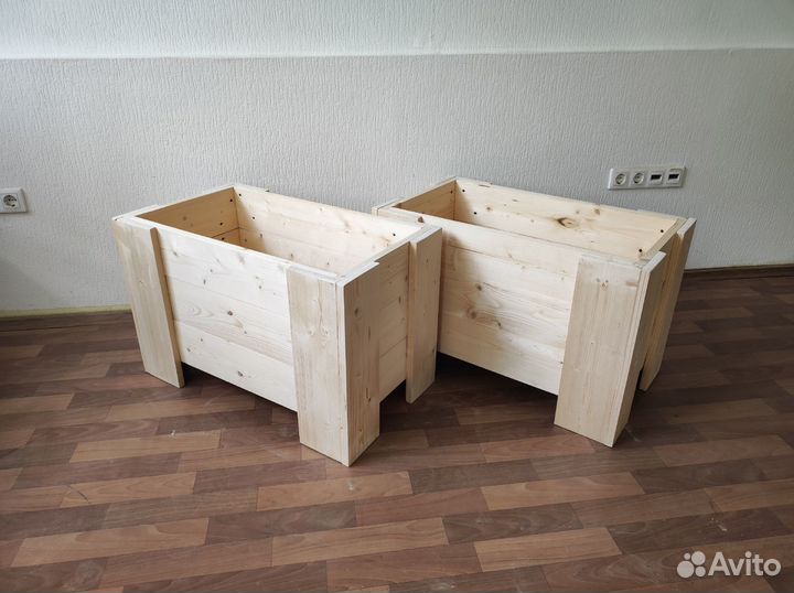 Кашпо, Деревянная клумба, цветник