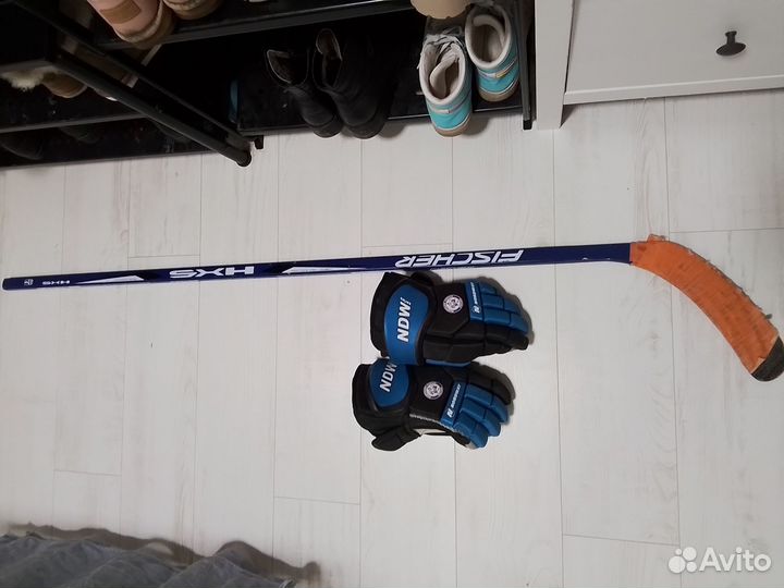 Краги хоккейные размер 14 мужские