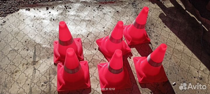 Конусы дорожные 6шт