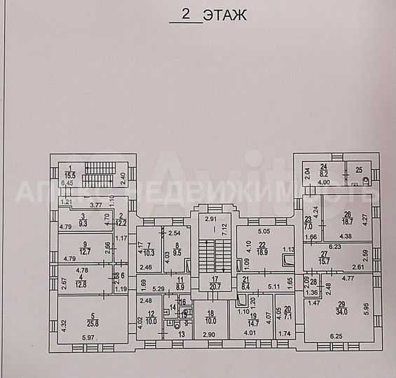Продажа офиса 1505 м2 м. Трикотажная в сзао