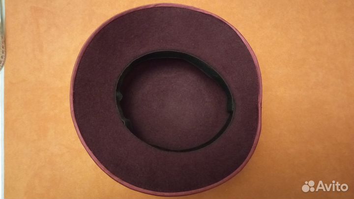 Шляпа женская бордово-розовая