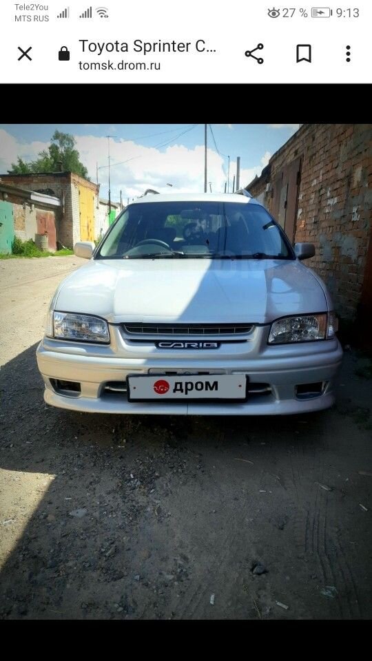 Toyota Sprinter Carib: фото владельца