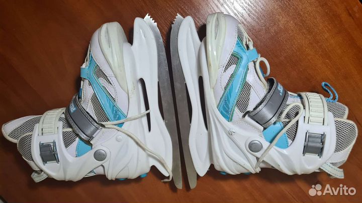 Коньки фигурные roces детские раздвижные, р.30-33