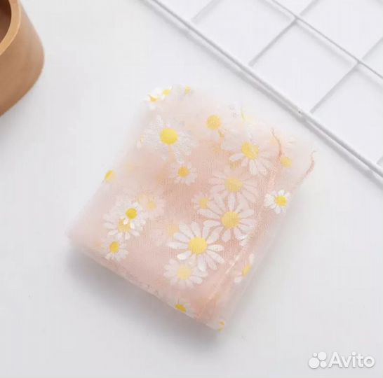 Носки полупрозрачные (ромашковая гамма)