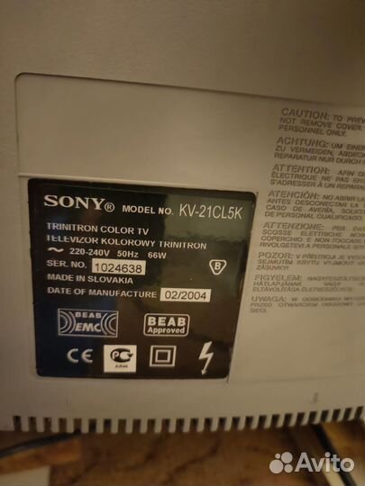 Телевизор Sony kv-21cl5k