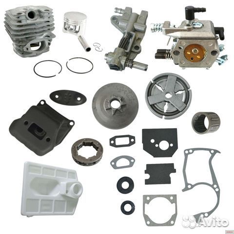 Запчасти для китайских бензопил 38,40,41,45,62 CC