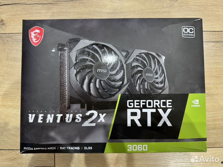 Видеокарта msi rtx 3060 ventus x2