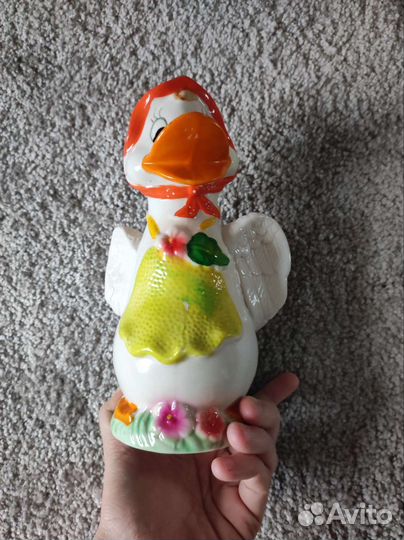 Ваза для цветов уточка