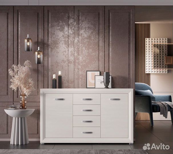 Тумба Мальта B136-KOM2D4S лиственница сибирская