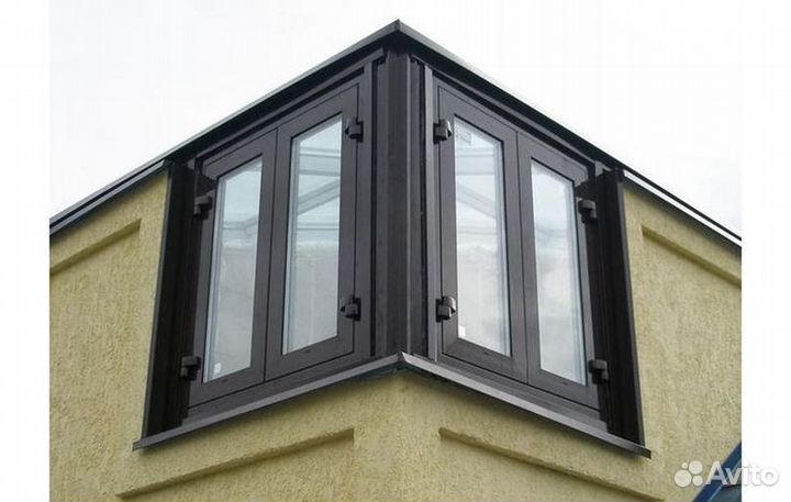 Алюминиевые балконные рамы-купе