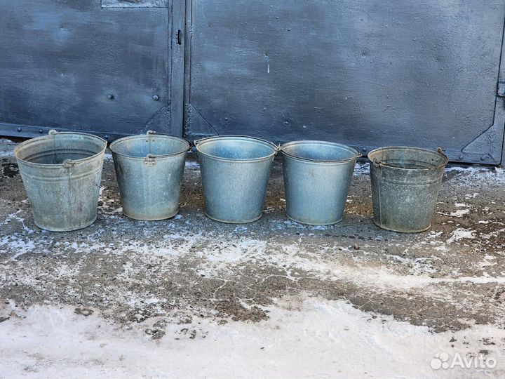 Ведро оцинкованное