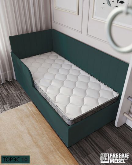 Детская кровать 80/160 с матрасом