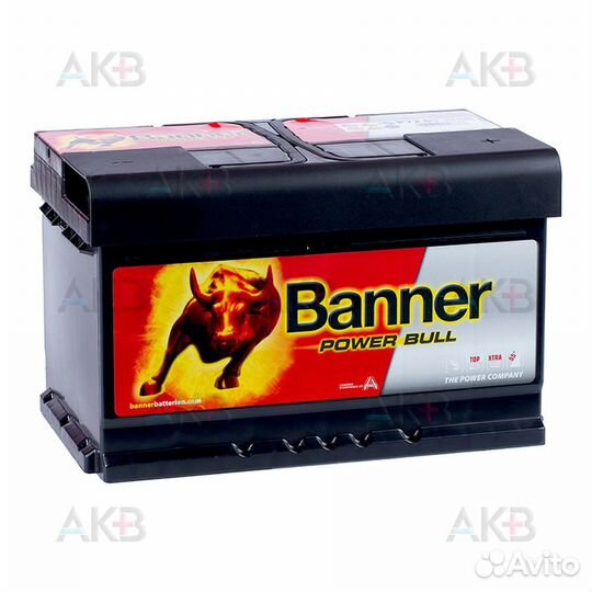 Аккумулятор автомобильный banner Power Bull (72 09