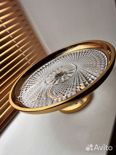 Тортница на ножке хрусталь