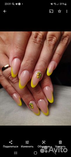 Наращивание ногтей на дому