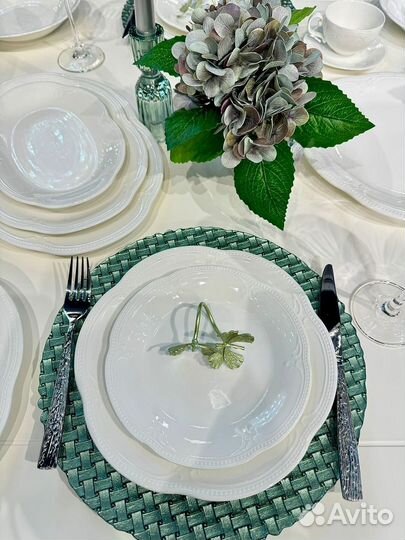 Столовый и чайный сервиз на 6 персон