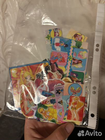 Наклейки winx A3