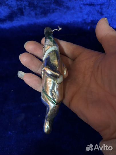 Елочная игрушка СССР адвокат горошек