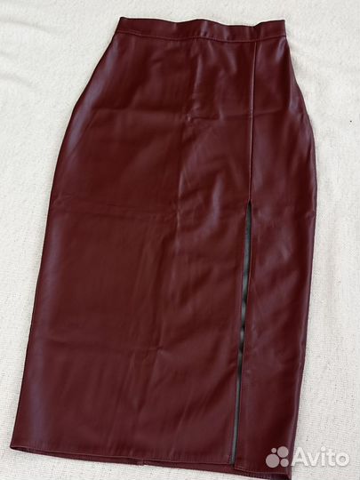 Кожаная юбка