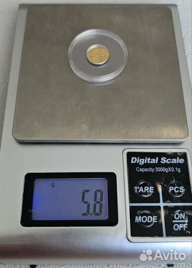 Монета. 10 лит. Литовская наука. Золото. 2012. 999