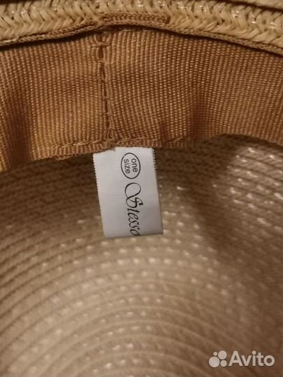 Шляпа женская соломенная летняя канотье