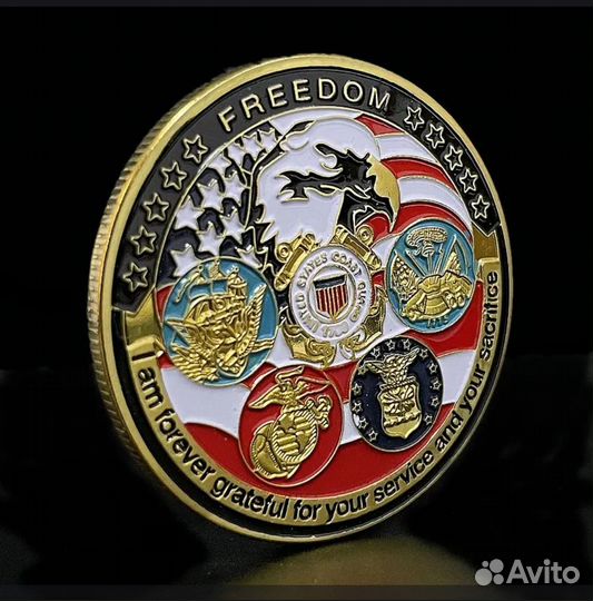 Монета Морпехи США Ястребы