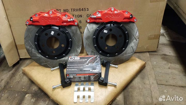 Комплект дисков и суппортов 4-х поршневых волга