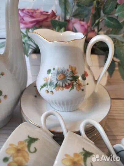 Кофейный сервиз гдр Ilmenau