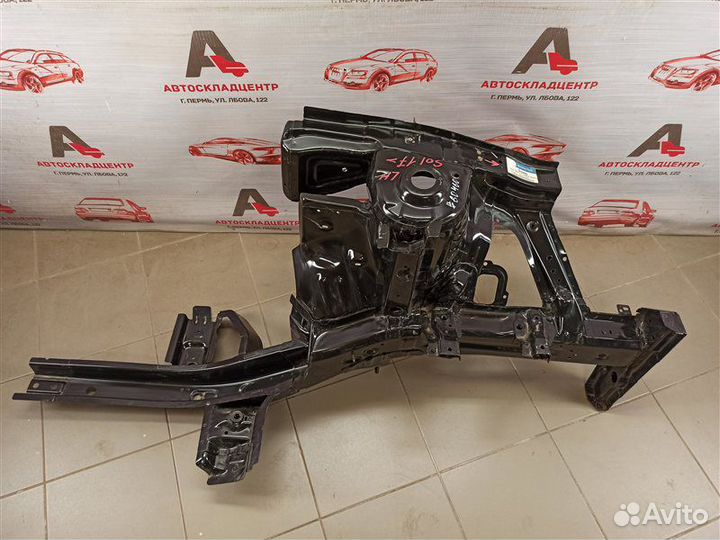 Лонжерон - в сборе с брызговиком передний левый