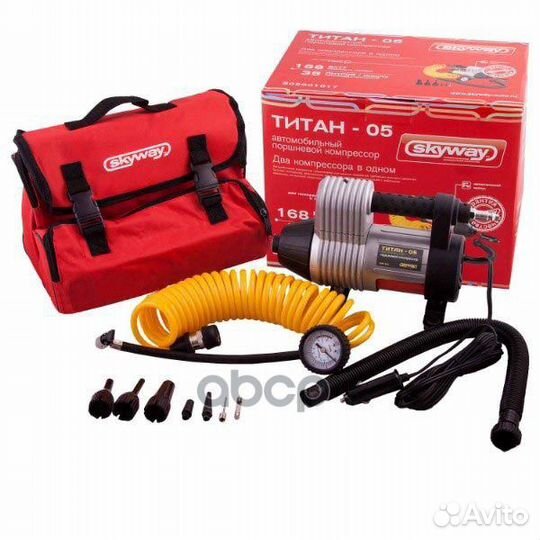 Компрессор автомобильный (для подкачки шин) мет