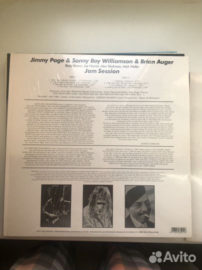 Jimmy Page & Sonny Boy Williamson & Brian Auger