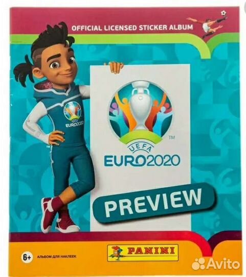 Наклейки Panini euro 2020 preview