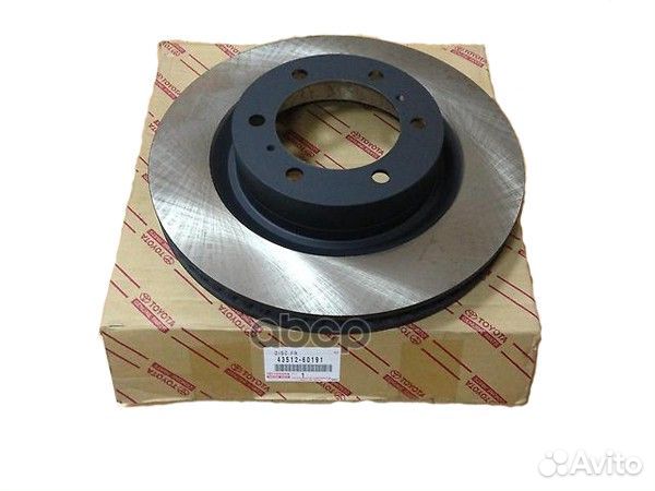 Диск тормозной передний lc150 43512-60191 toyota