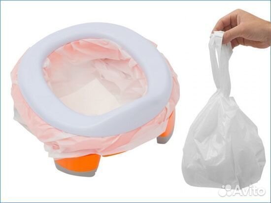 Горшок дорожный Roxy kids и насадка на унитаз