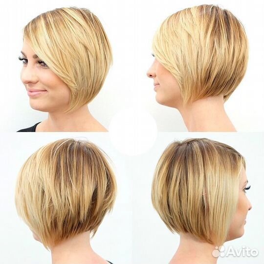 Модель на отработку стрижки каре градуированное