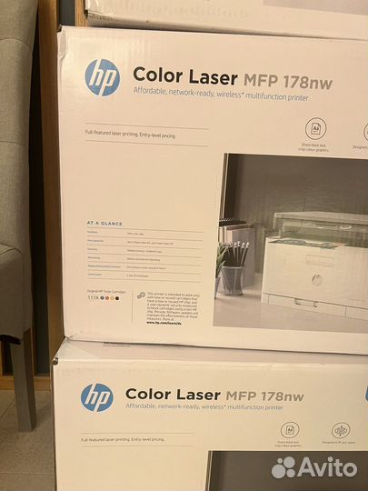 Hp color Laser 178nw мфу цветной принтер