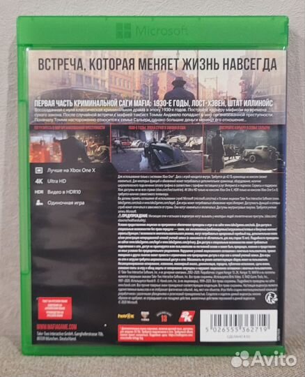 Mafia definitive edition Xbox one