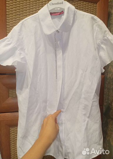Рубашки для школы, 2 штуки