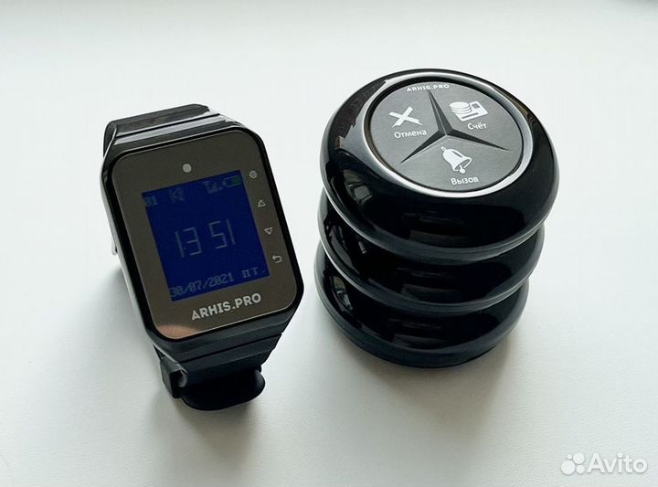 Система вызова официанта кнопка часы в ресторан