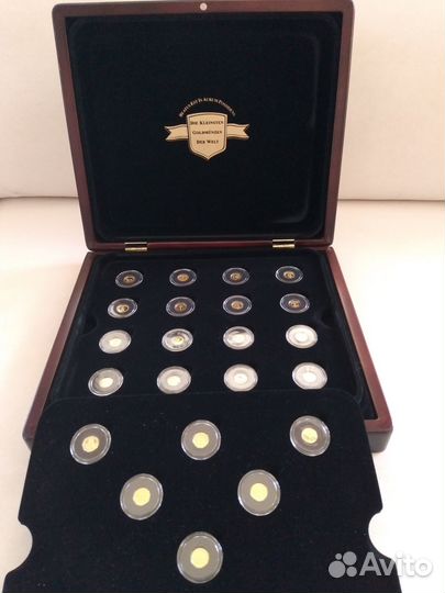 Набор золотых монет