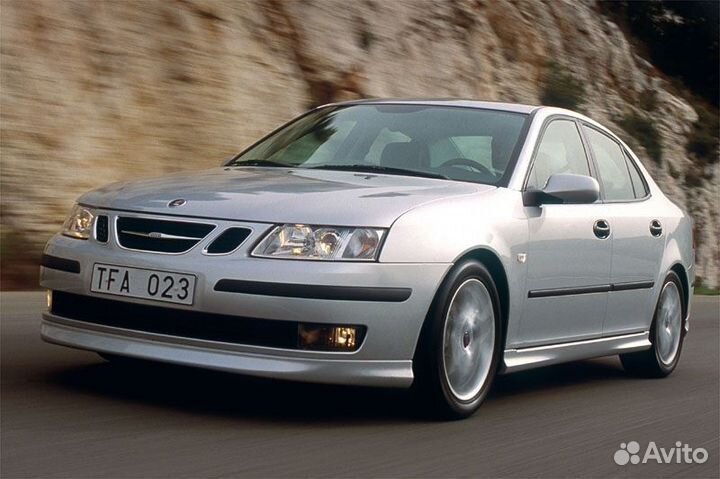 Юбка губа бампера для saab 93 2002-2011