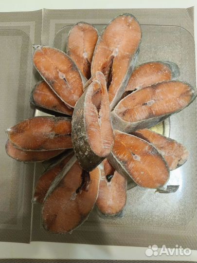 Чавыча красная рыба свежемороженная