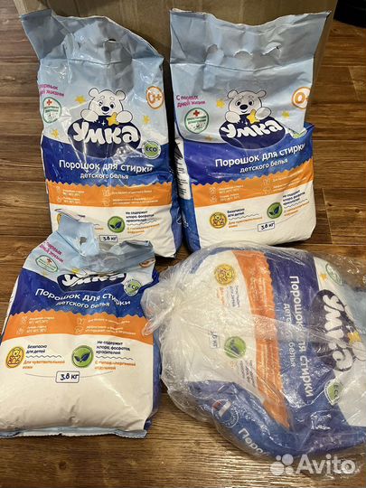 Детский стиральный порошок 3.8кг