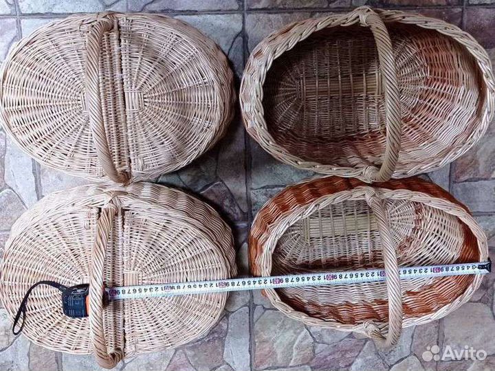 Корзины плетеные из прута ивы
