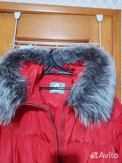 Пуховик зимний женский 56 р-р