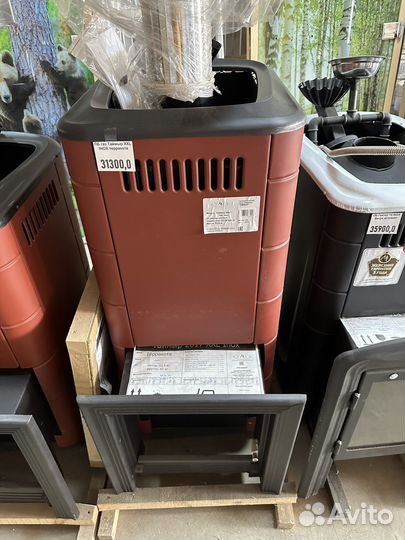 Печь для бани газ дрова