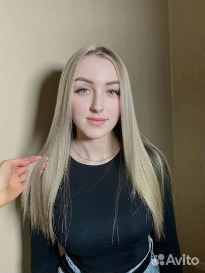 Модель на окрашивание волос