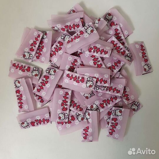 Нашивка аппликация Китти для детской одежды 10шт