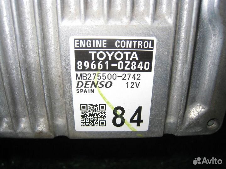 Блок управления двс Toyota Auris E18 2015